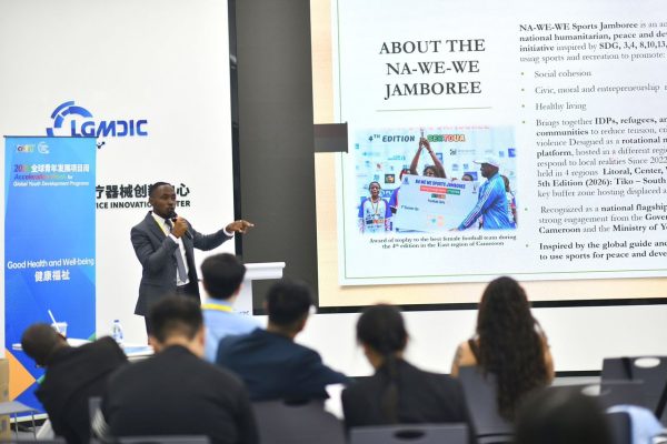 LOYOC champions Cameroon’s peacebuilding innovations at Global Youth summit in China